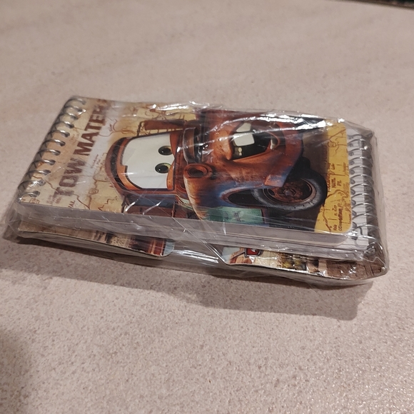 Disney Pixar Cars Spiral Notepads lot of 2 sets of 2 Pc SetsTotal 4 pads - Picture 4 of 6